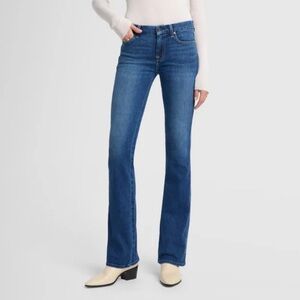 7 For All Mankind Women's Blue Boot Cut Jeans - with “A” pockets
